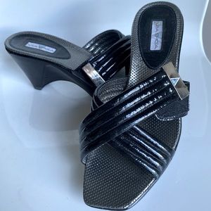 Via Spiga Black Slides 6M